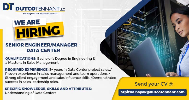 Senior Engineer Manager Data Center